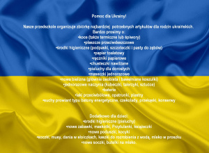 Pomoc dla Ukrainy!